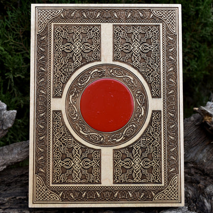 Gothic Window Celtic Red Symbol Mini