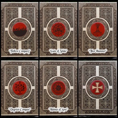 Gothic Window Celtic Red Symbol Mini