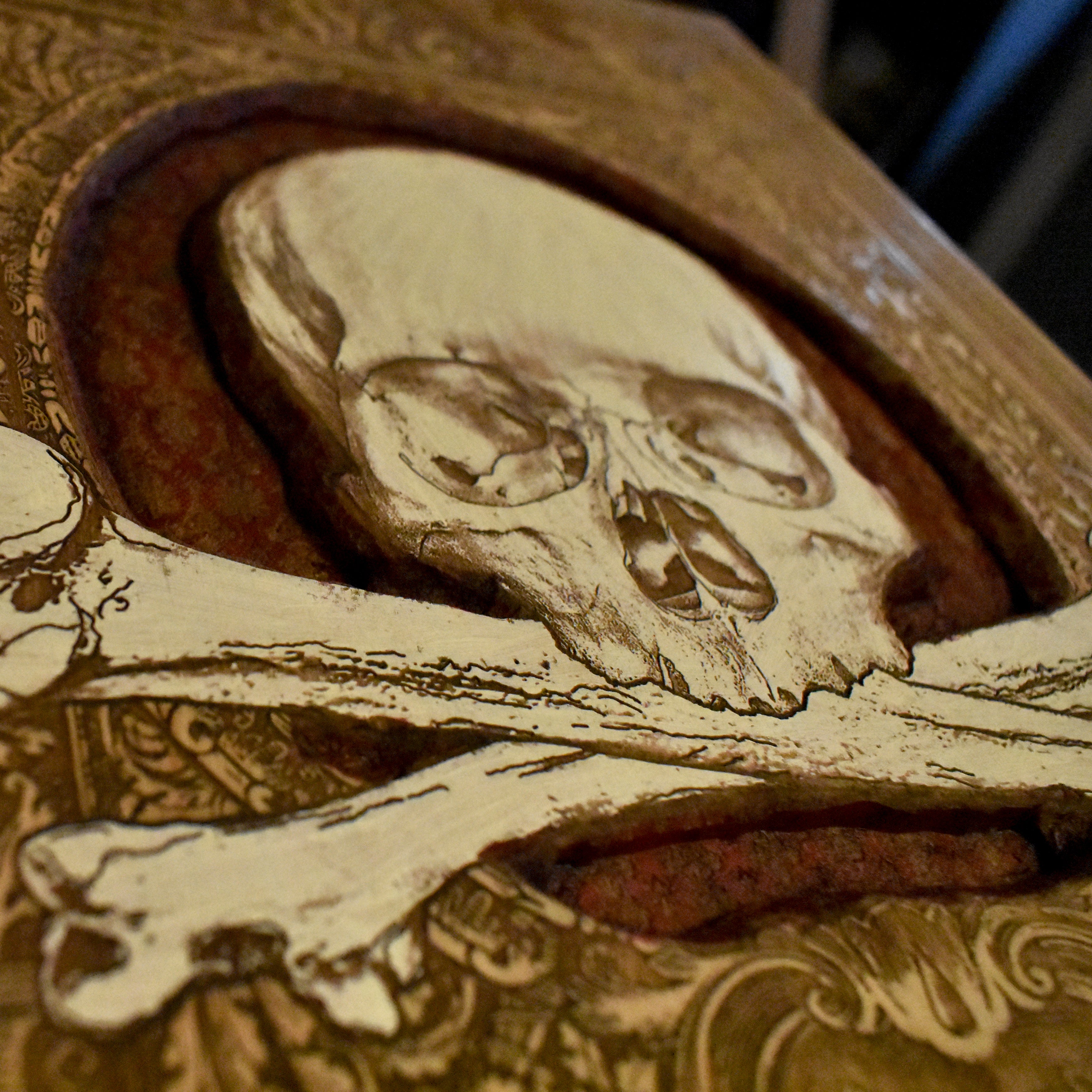 Memento Mori Hand Carved Large