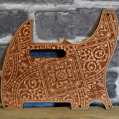 Telecaster Wood Pickguard - Pattern I