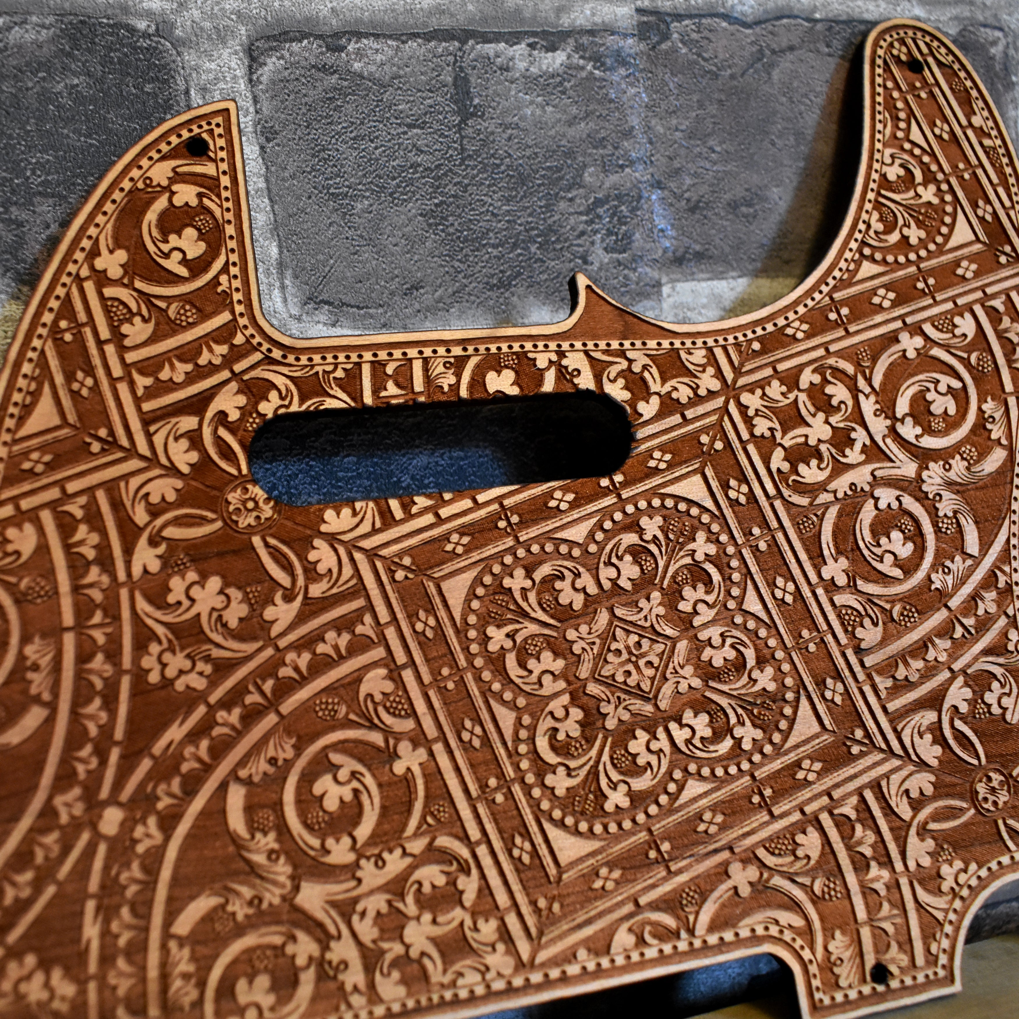 Telecaster Wood Pickguard - Pattern I