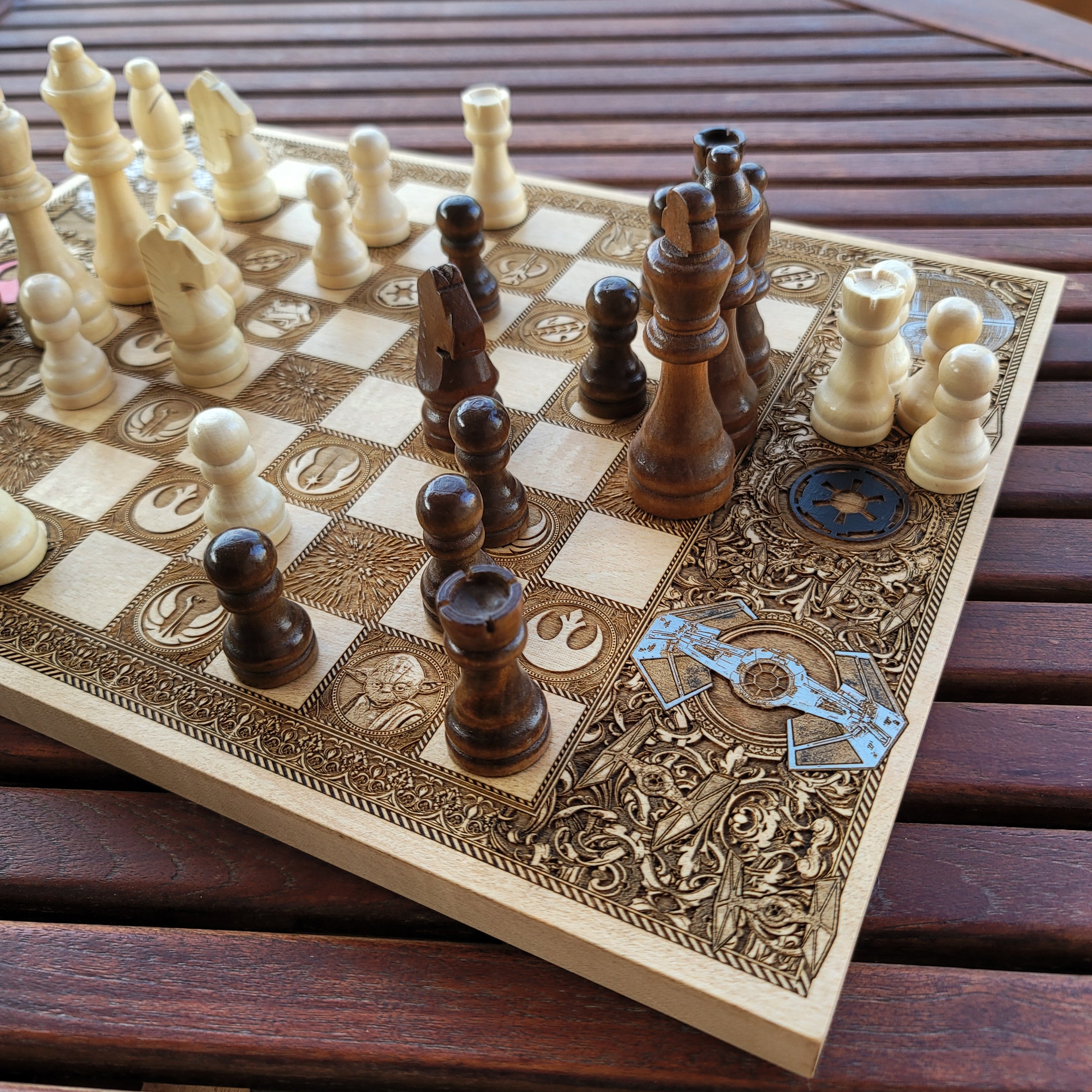 The Chess Online Shop, Laser engraved chess boards