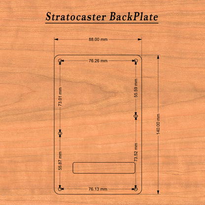 Gothic II Tremolo Cover for Stratocaster Electric Guitar