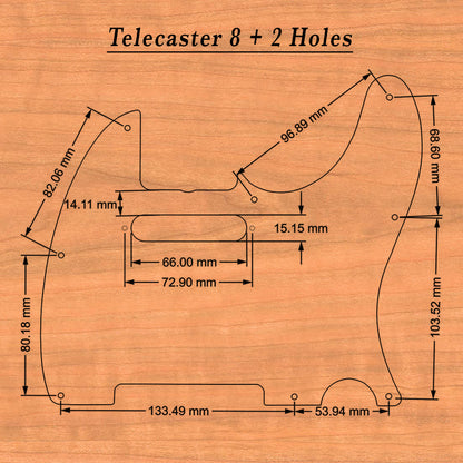 Telecaster Wood Pickguard - Souls