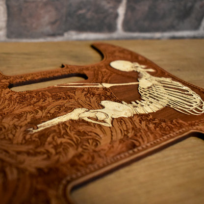 Telecaster Wood Pickguard - Stumble Hand Painted