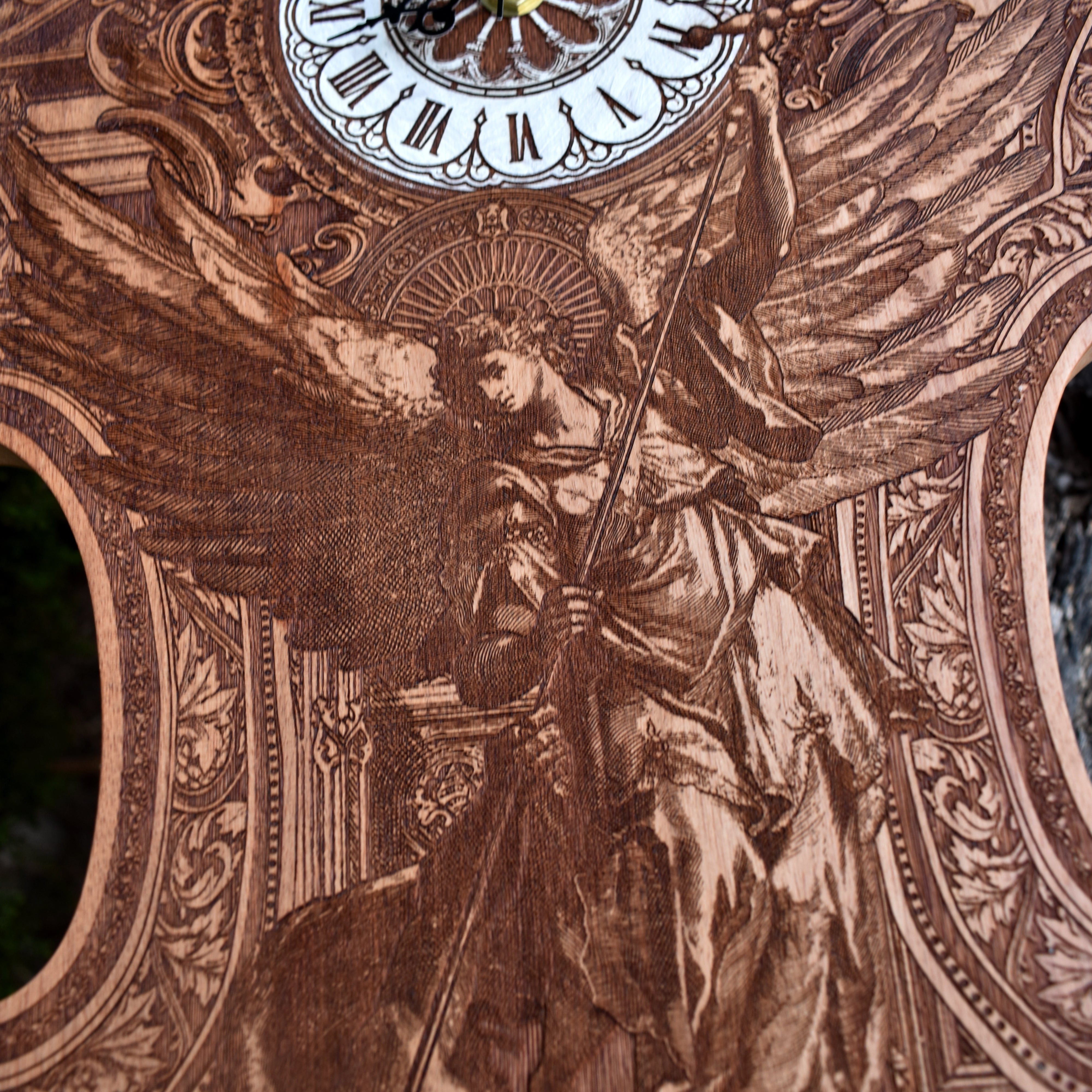 St Michael Gothic Time Clock Violin II