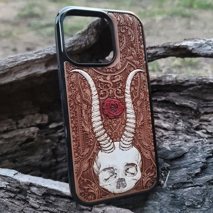 Beelzebub II - Wood Phone Case - Hand Painted