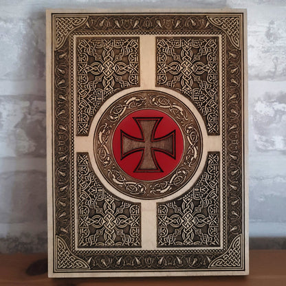 Gothic Window Celtic Red Symbol Mini