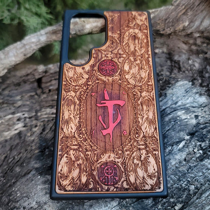 Doom - Wood Phone Case - Hand Painted