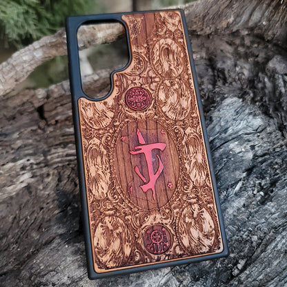 Doom - Wood Phone Case - Hand Painted