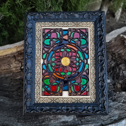 Gothic Window Multicolored Flower Mini