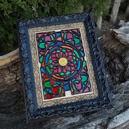 Gothic Window Multicolored Flower Mini