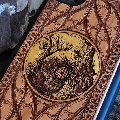Fantasy Movie - Wood Phone Case - Hand Painted