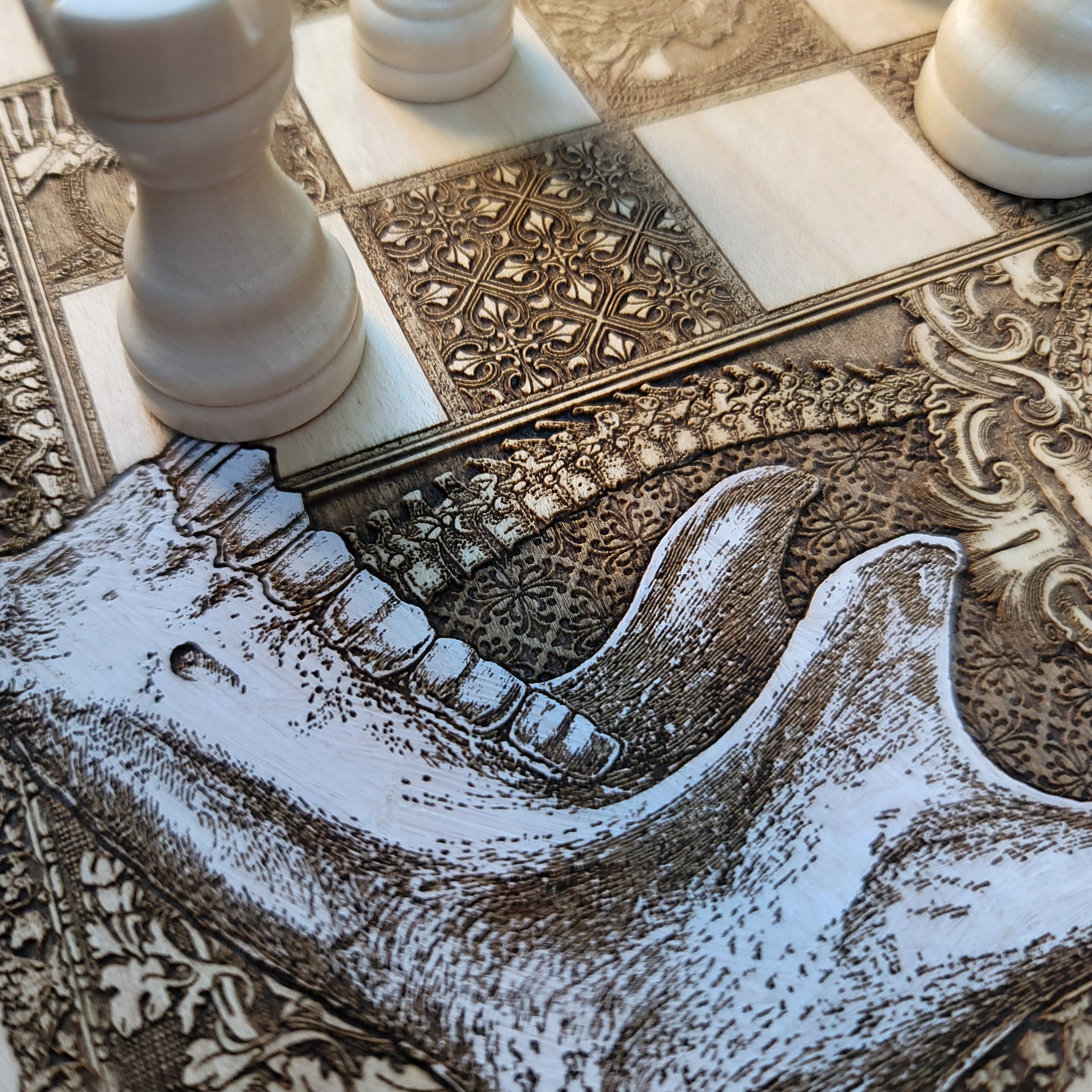 Human Anatomy Chess Board - A3 Large Size