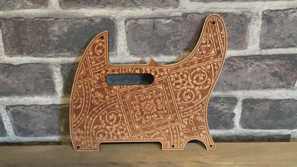 Telecaster Wood Pickguard - Pattern I