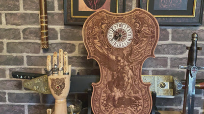 St Michael Gothic Time Clock Violin II