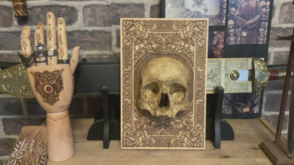 Handmade Human Skull Replica