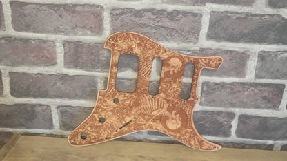 Stratocaster HSS & SSS Wood Pickguard - Stumble