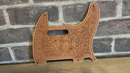 Telecaster Wood Pickguard - Aztec