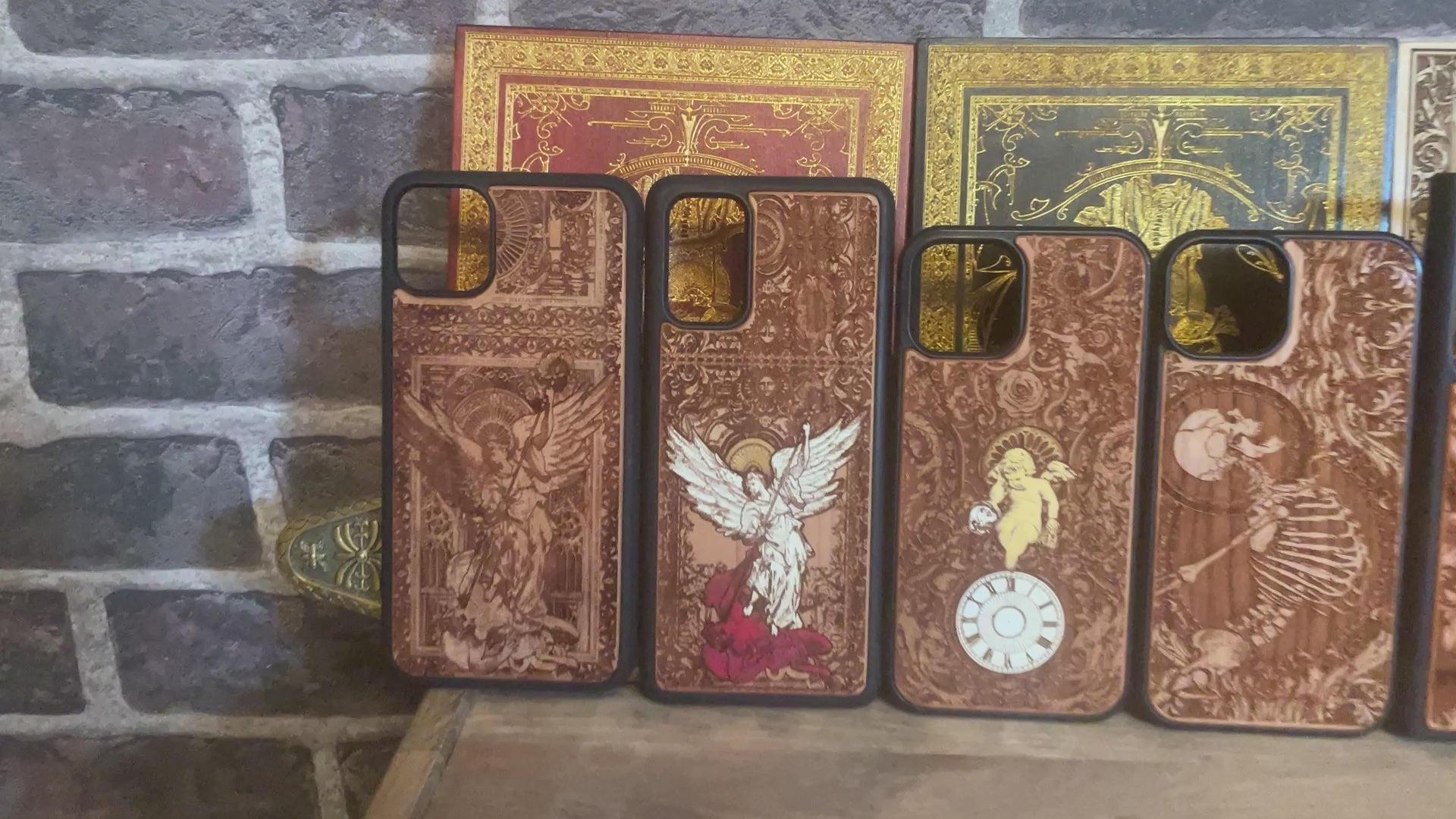 Medusa - Wood Phone Case - Hand Painted