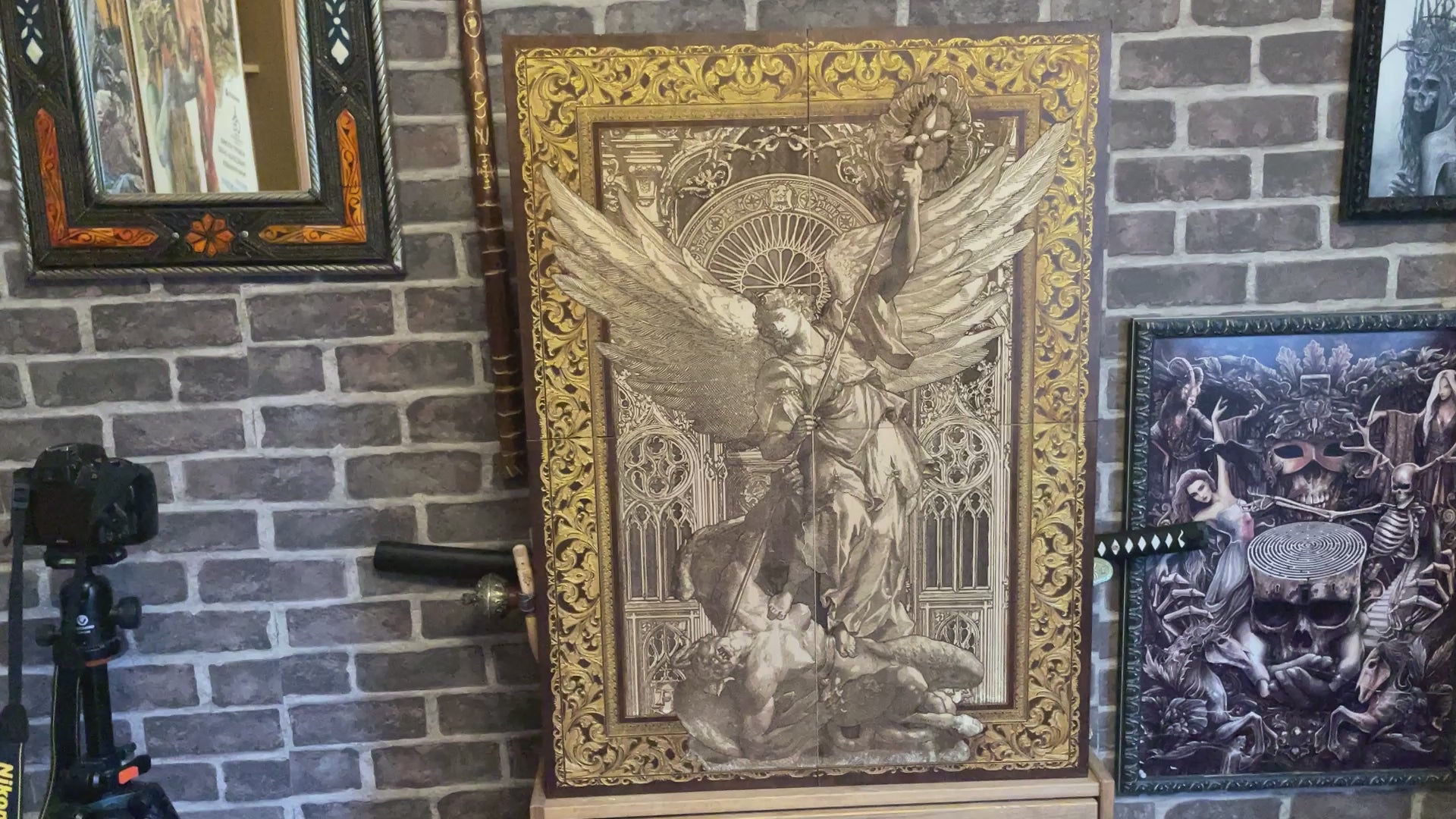 St Michael The Archangel - Mega Size - 4 Wood Pieces