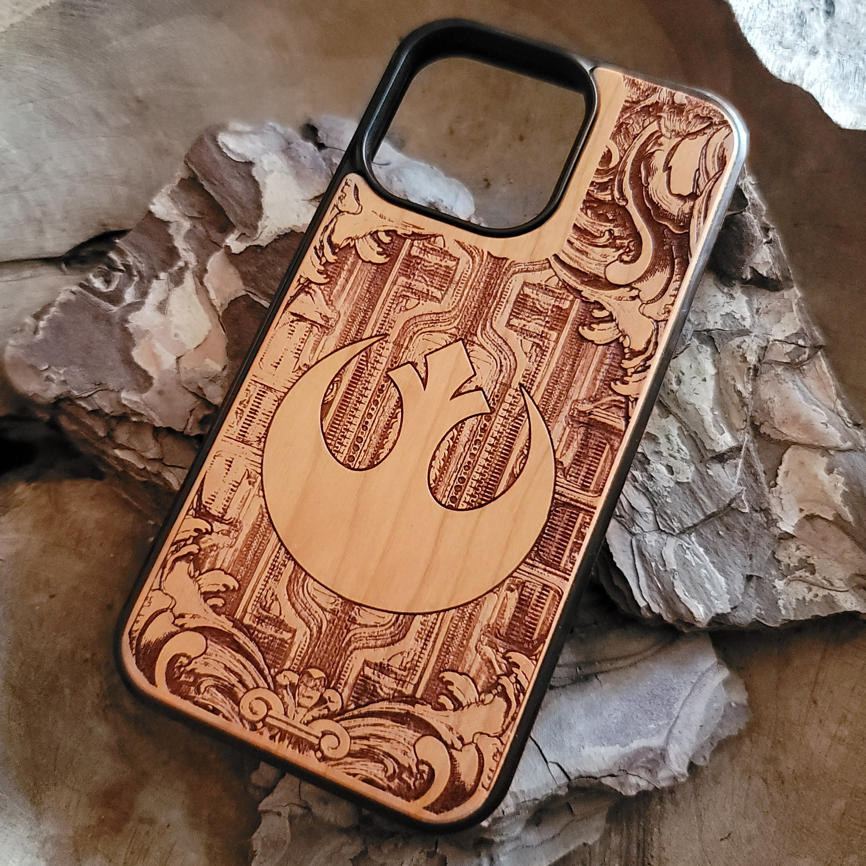 Rebel - Wood Phone Case