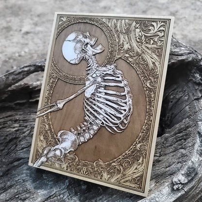 Stumbled Skeleton Hand Painted - Mini