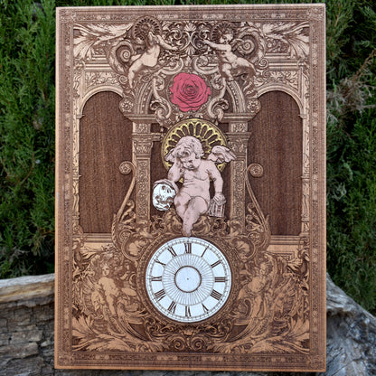 Gothic Time Clock Large