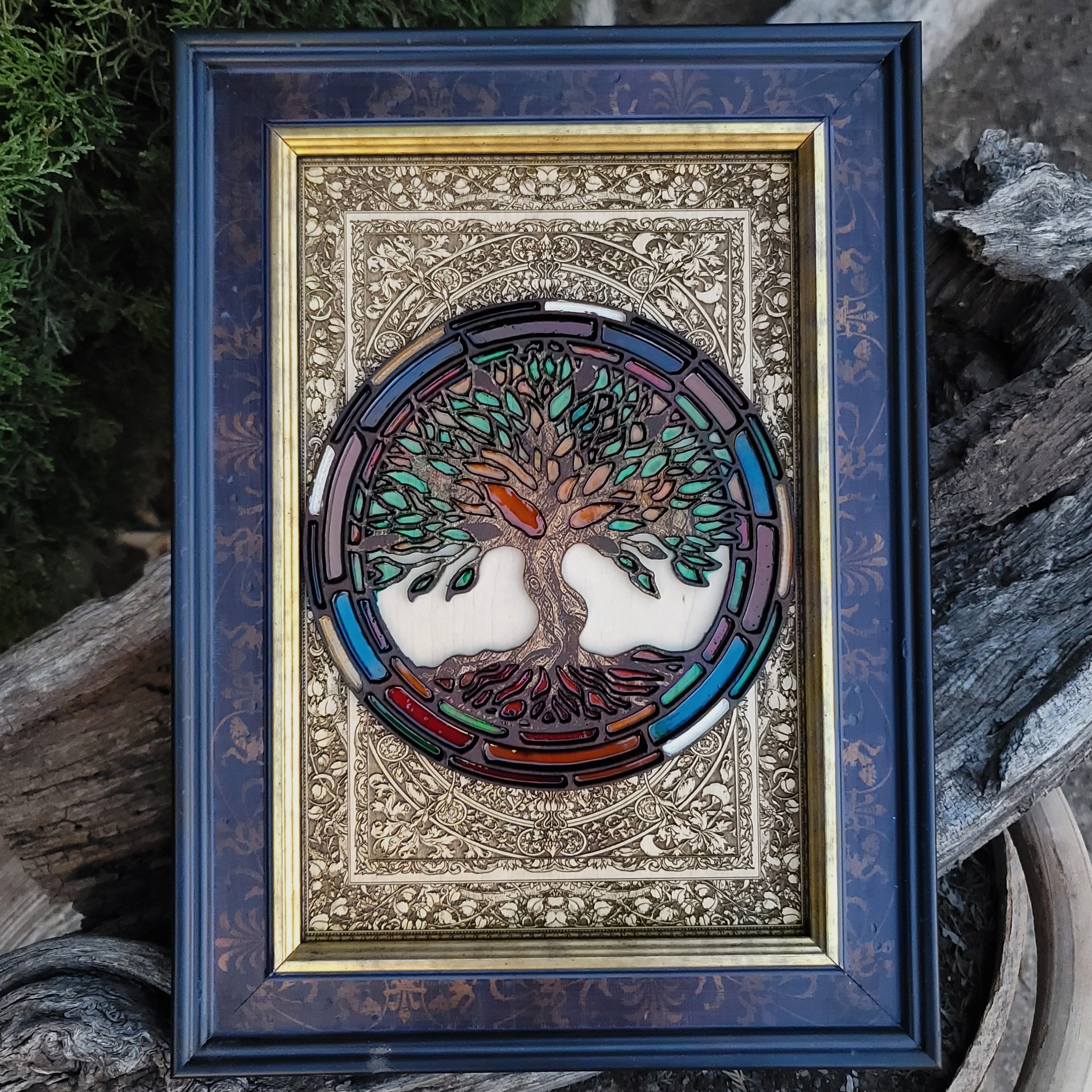 Gothic Window Tree of Life - Medium