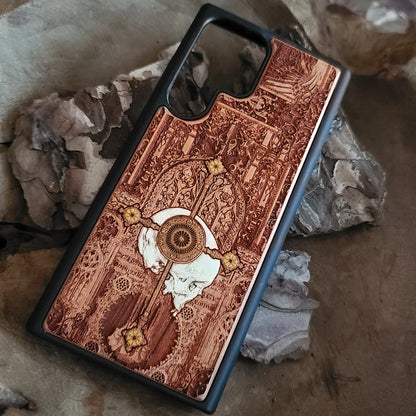 Religion - Wood Phone Case - Hand Painted