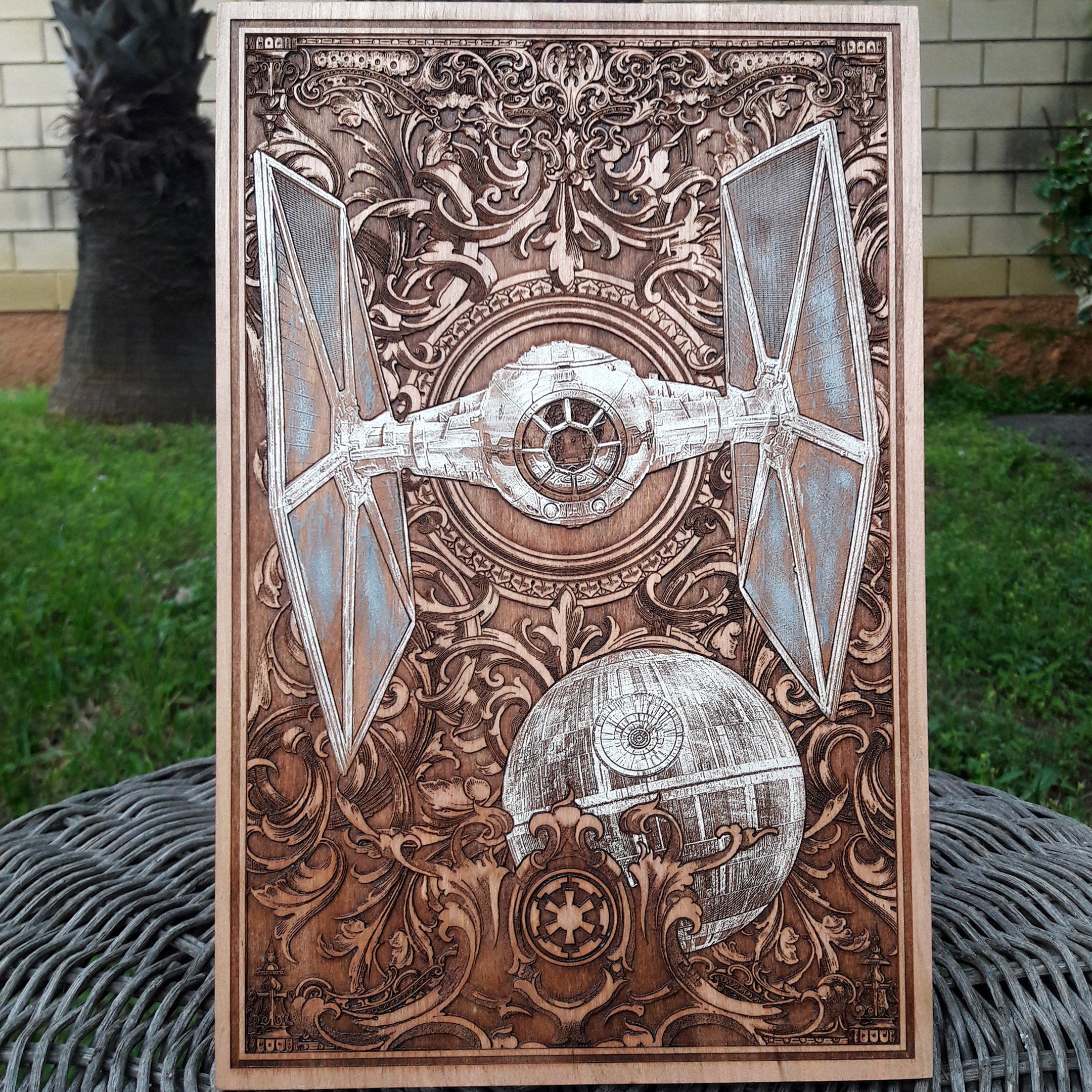 Wood Anniversary/Birthday Gift - Geeky Movie Idea - 5-Year Celebration ...